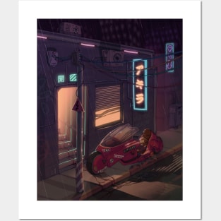 Akira Night Posters and Art